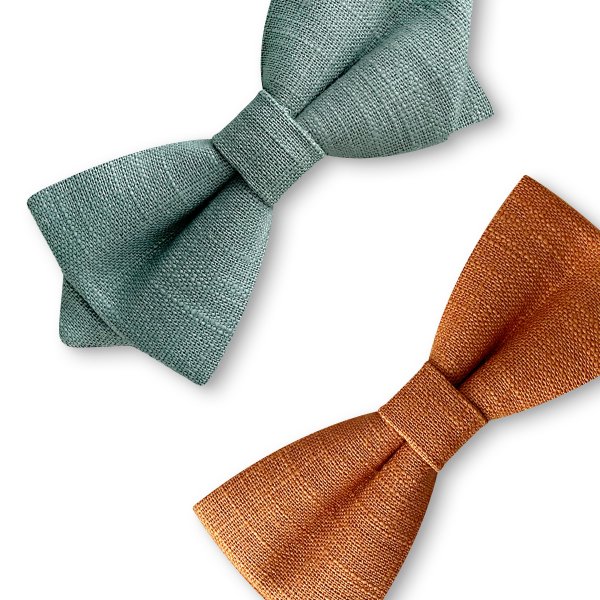 MAY-TIE Linen Bow Ties