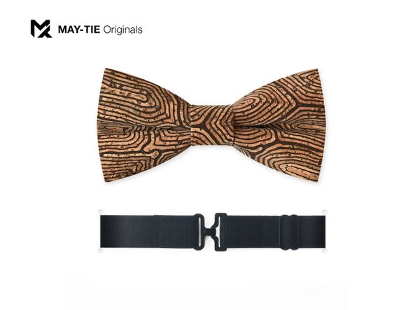 MAY-TIE cork bow tie | Classic Shape | style: Kambium