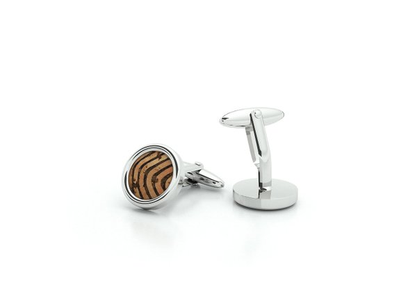 MAY-TIE brass cufflinks with cork | Classic | style: Kambium