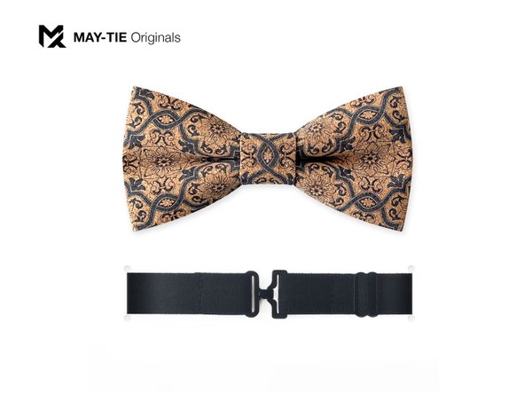 MAY-TIE cork bow tie | Classic Shape | style: Baroque