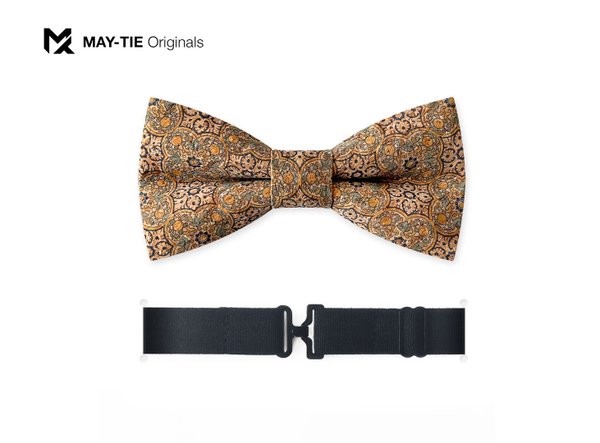 MAY-TIE cork bow tie | Classic Shape | style: Lemon